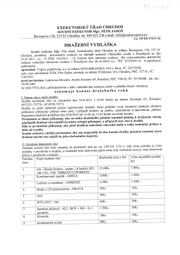 EXEKUTORSK&Yacute; &Uacute;ŘAD CHRUDIM