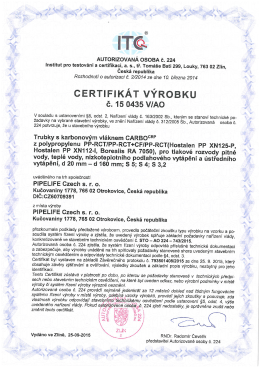 carbo crp - Pipelife Czech s.r.o.