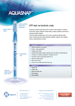 AquaSnap brochure CZ.psd - SKA