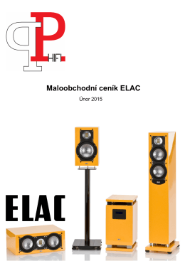 ELAC CENÍK 2015 - PP HiFi Studio