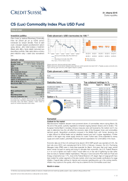 CS (Lux) Commodity Index Plus USD Fund