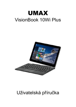 VisionBook 10Wi Plus Uživatelská příručka