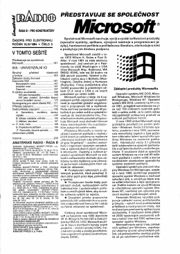 Amat&eacute;rsk&eacute;m r&aacute;diu řady B, ročn&iacute;ku 1994, č&iacute;sla 5.