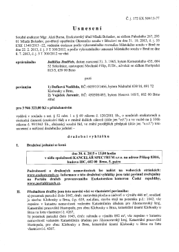 Č. j. 172 EX 509/1347 - Exekutorský úřad Mladá Boleslav