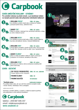 Cen&iacute;k reklamy