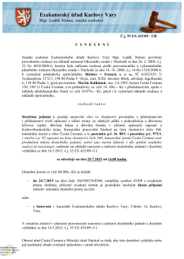 Kulhánek 43309-usnesení o odročení dražby-TČER