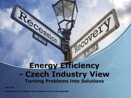 Energy Efficiency Last Wild Card to Remedy Past Mistakes and