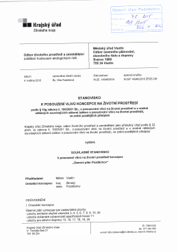 Stanovisko ZP &Uacute;zemn&iacute; pl&aacute;n 2015 Vyve&scaron;eno: 05.05