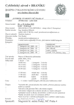 ,Cyklistick&yacute; Z&aacute;vod v BRAN&Iacute;KU