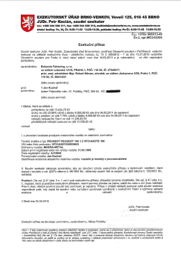 EIIEEKU`ITonsx`i` ŮIRMII Bauohveulcov, Veveří 1125, ste