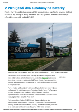 V Plzni jezdí dva autobu...aterky - Plzeňský deník