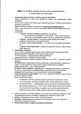 Zápis ze dne 5.5.2015