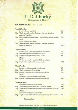 U Daliborký - uDaliborky.Cz