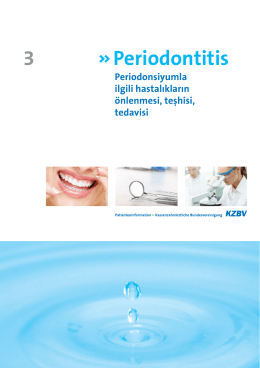3 Periodontitis - Kassenzahnärztliche Bundesvereinigung