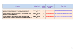 Acıbadem Üniversitesi Öğretim Görevlisi Alım İlanı için tıklayınız