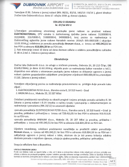 Page 1 DUBROVNIK AIRPORT Ltd. DOBROTA 24, MOČIĆI, 20213