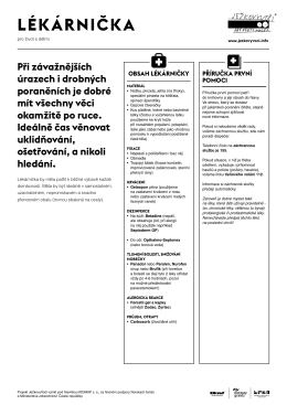 PDF Lékarnička pro život s dětmi