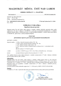 OOP-PÚ - Statutární město Ústí nad Labem