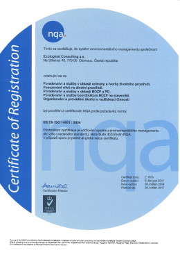 ISO 14001 - Ecological Consulting