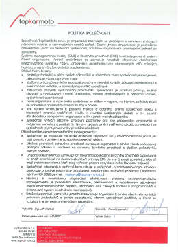 Politika společnosti