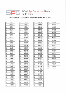 18-20-M/01 RVP: Informační technologie