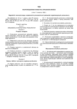 Page 1 163 ROZPORZADZENIE MINISTRA SPRAWIEDLIWOŚCI z