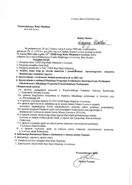 Zaproszenie - Paweł Pięta Radny Rady Miejskiej w Łowiczu