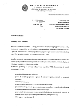 czytaj list przewodni do dr. Adama Bodnara