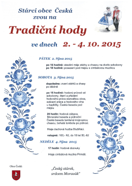 Tradiční hody v České