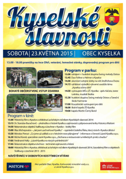 Kyselske slavnosti 2015