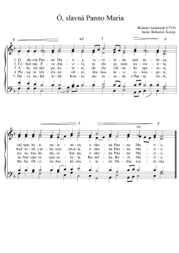 O, Slavn&aacute; PannO Maria