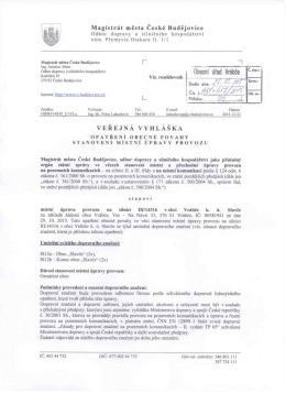 Veřejn&aacute; vyhl&aacute;&scaron;ka - opatřen&iacute; obecn&eacute; povahy