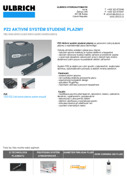 pz2 aktivní systém studené plazmy