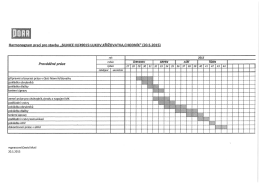 Harmonogram prac&iacute;pro stavbu&bdquo;SILNICE III/49015:LUKOV