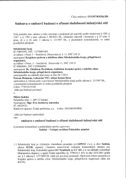 Č&iacute;slo smlouvy: 15/1187/KH/R&yacute;/BS