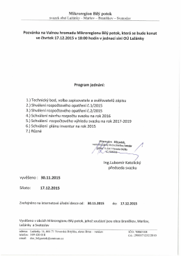 Mikroregion B&iacute;l&yacute; potok