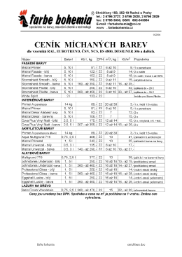 smalhtambamristavťbnimmllawmmü WWW .farbebohemia.cz