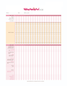 Ovulačn&iacute; kalend&aacute;ř ke stažen&iacute;