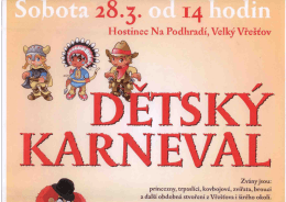 Dětský karneval a Maškarní ples.