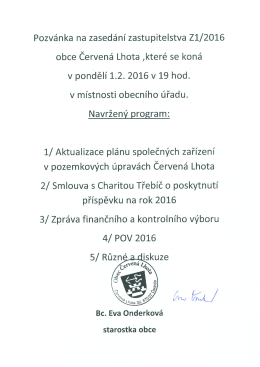 160121202106-001 - Obec Červená Lhota