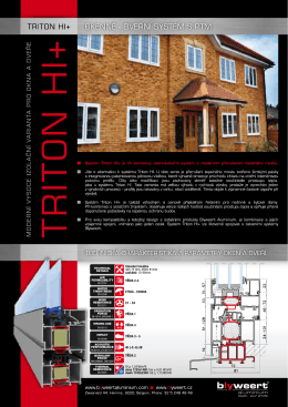 triton hi+ okenne - dvern&iacute; systeivi s ptm