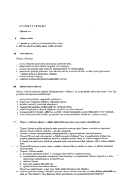 Stanovy - Bezkorupce