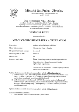 Výběrové řízení