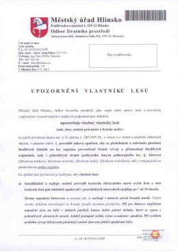 Městsk&yacute; &uacute;řad Hlinsko lll&iacute;lllllllllllllll l&iacute;llll&iacute;