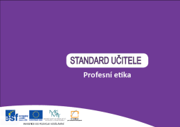 Standard učitele