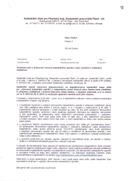Oznámení č.j.: OO-8/2014-406