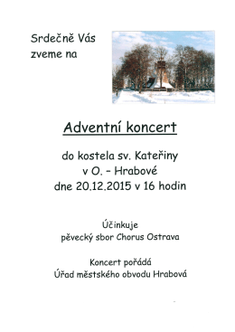 Adventni koncert 2015