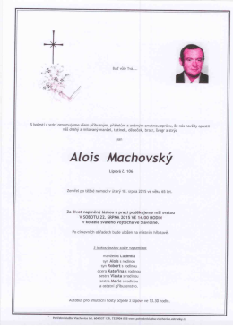 Alois Machovský