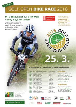 GOLF OPEN BIKE RACE 2015