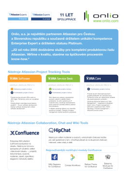 Partnerství Onlio a Atlassian